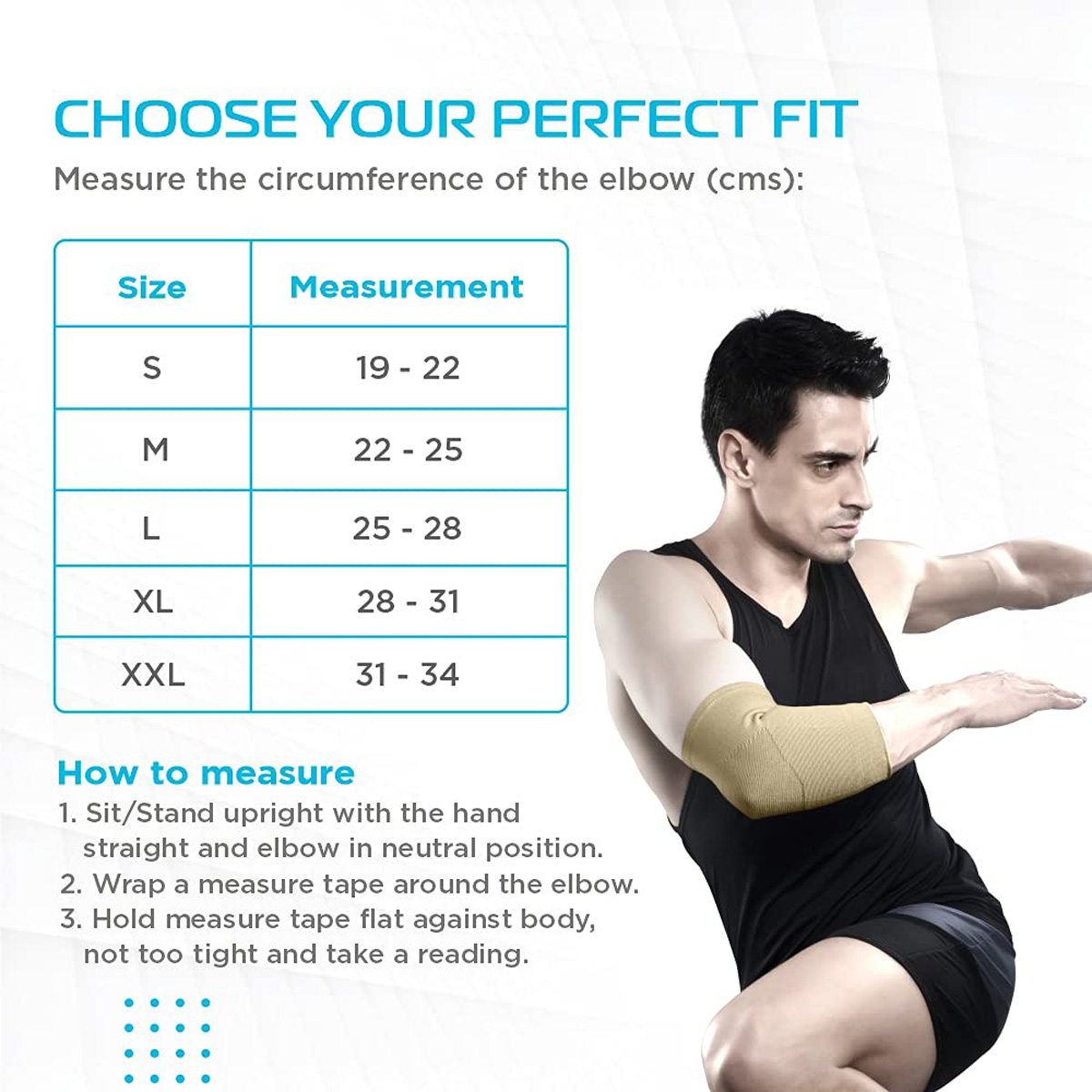 Vissco Elbow Support XL 1 Count, Pack of 1 Vissco Elbow Support XL 1 Count, Pack of 1