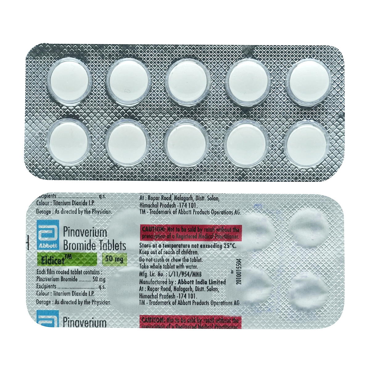 Eldicet Tablet 10's, Pack of 10 TABLETS Eldicet Tablet 10's, Pack of 10 TABLETS