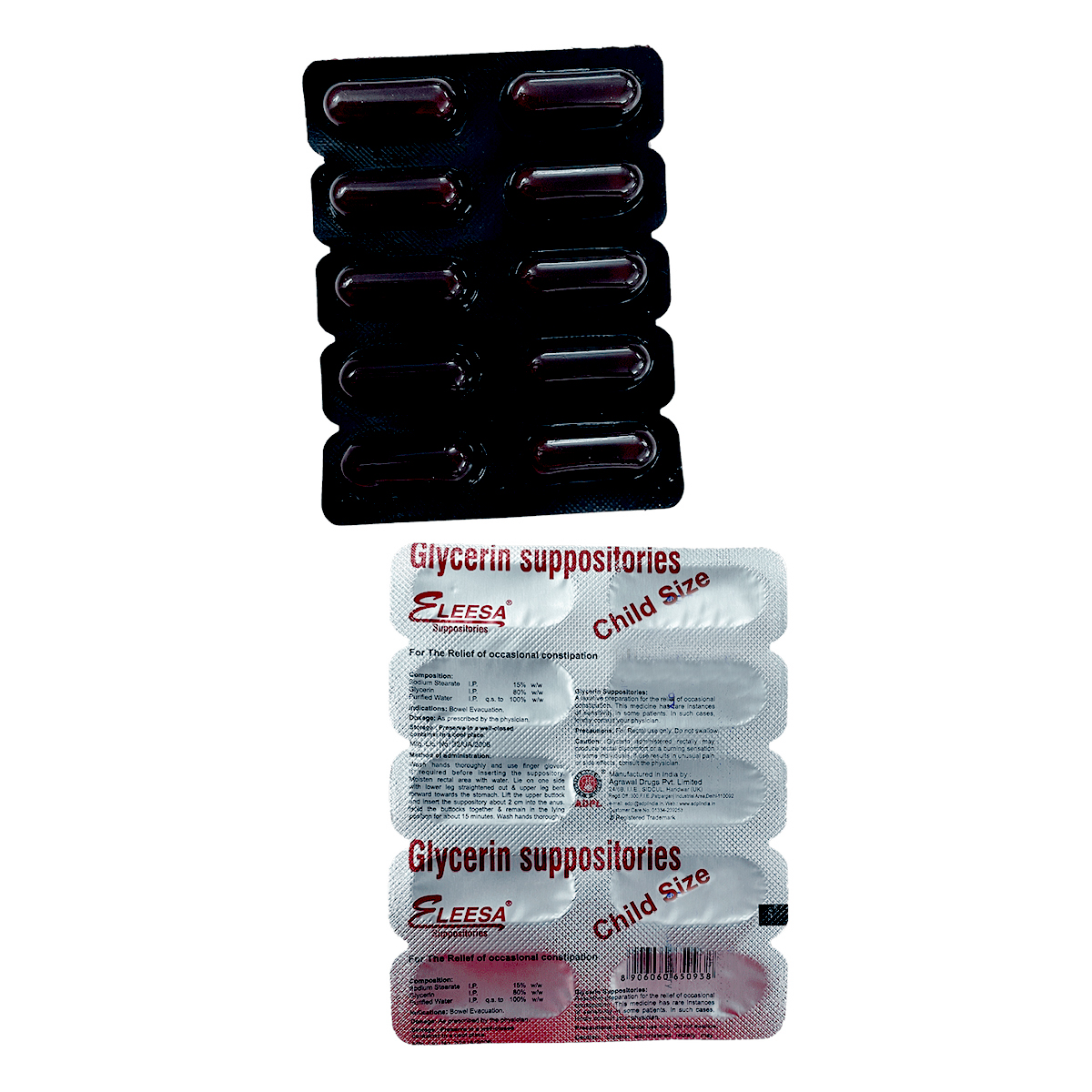 Buy Eleesa Child Suppositories 10's Online