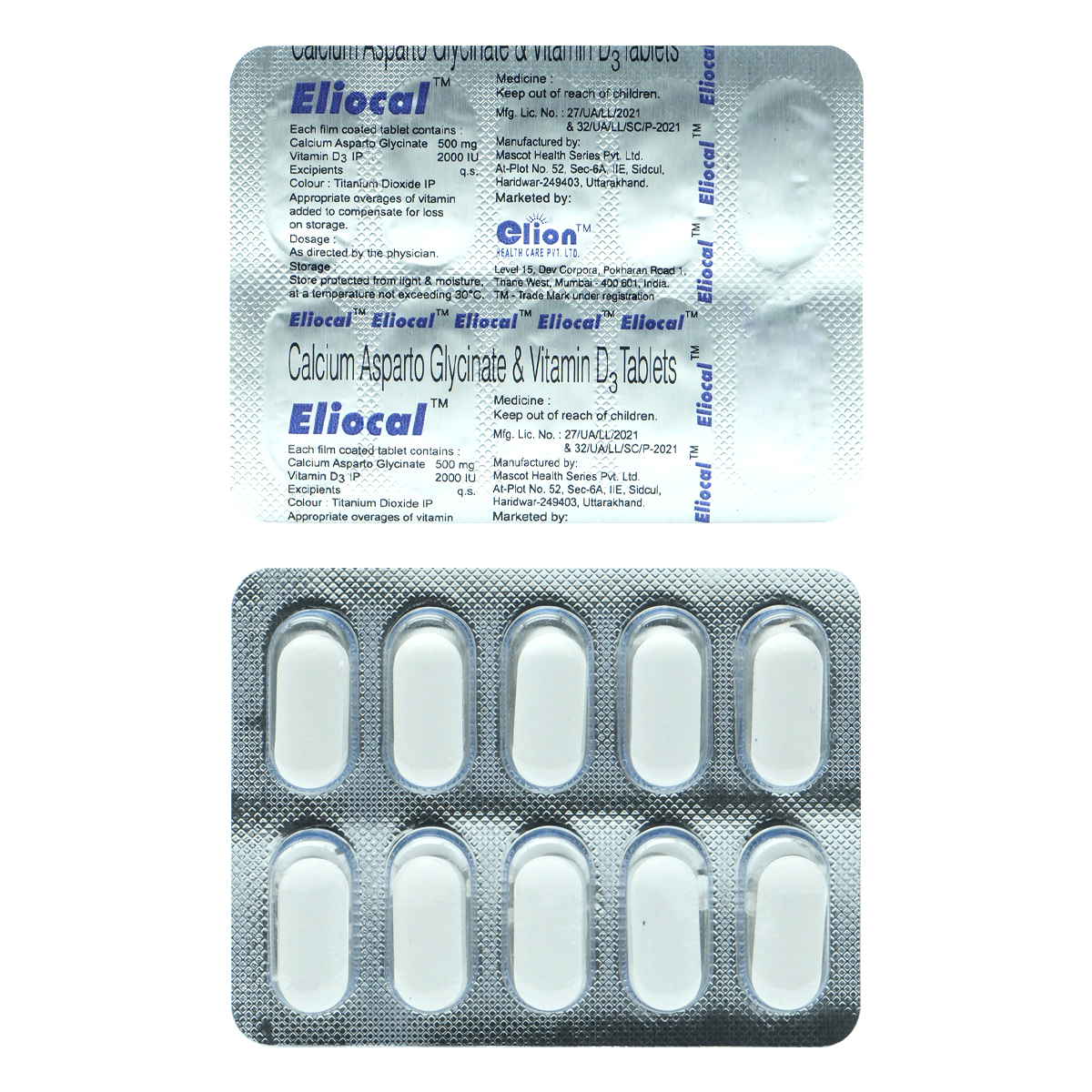 Buy Eliocal Tablet 10's Online