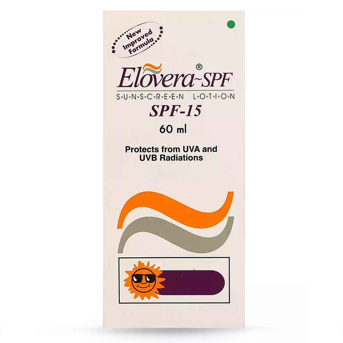 Elovera SPF 15 Sunscreen Lotion, 60 ml, Pack of 1 Elovera SPF 15 Sunscreen Lotion, 60 ml, Pack of 1