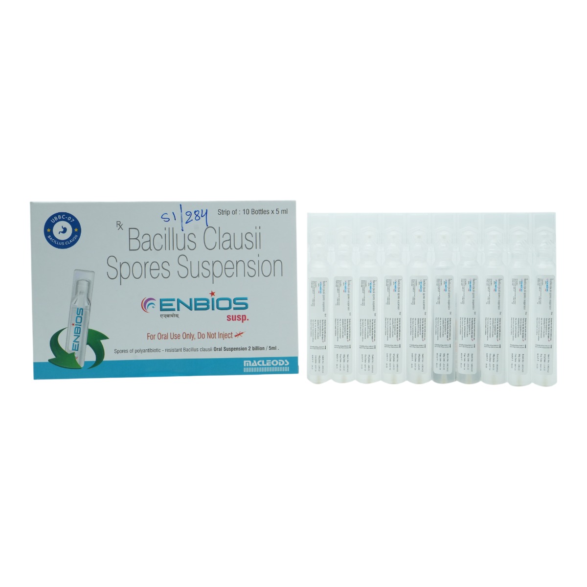 Enbios Suspension 5 ml, Pack of 1 Suspension Enbios Suspension 5 ml, Pack of 1 Suspension
