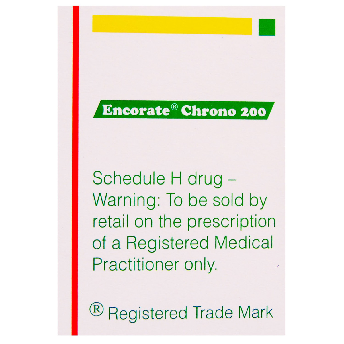 Encorate Chrono 200 Tablet 10's, Pack of 10 TABLETS Encorate Chrono 200 Tablet 10's, Pack of 10 TABLETS