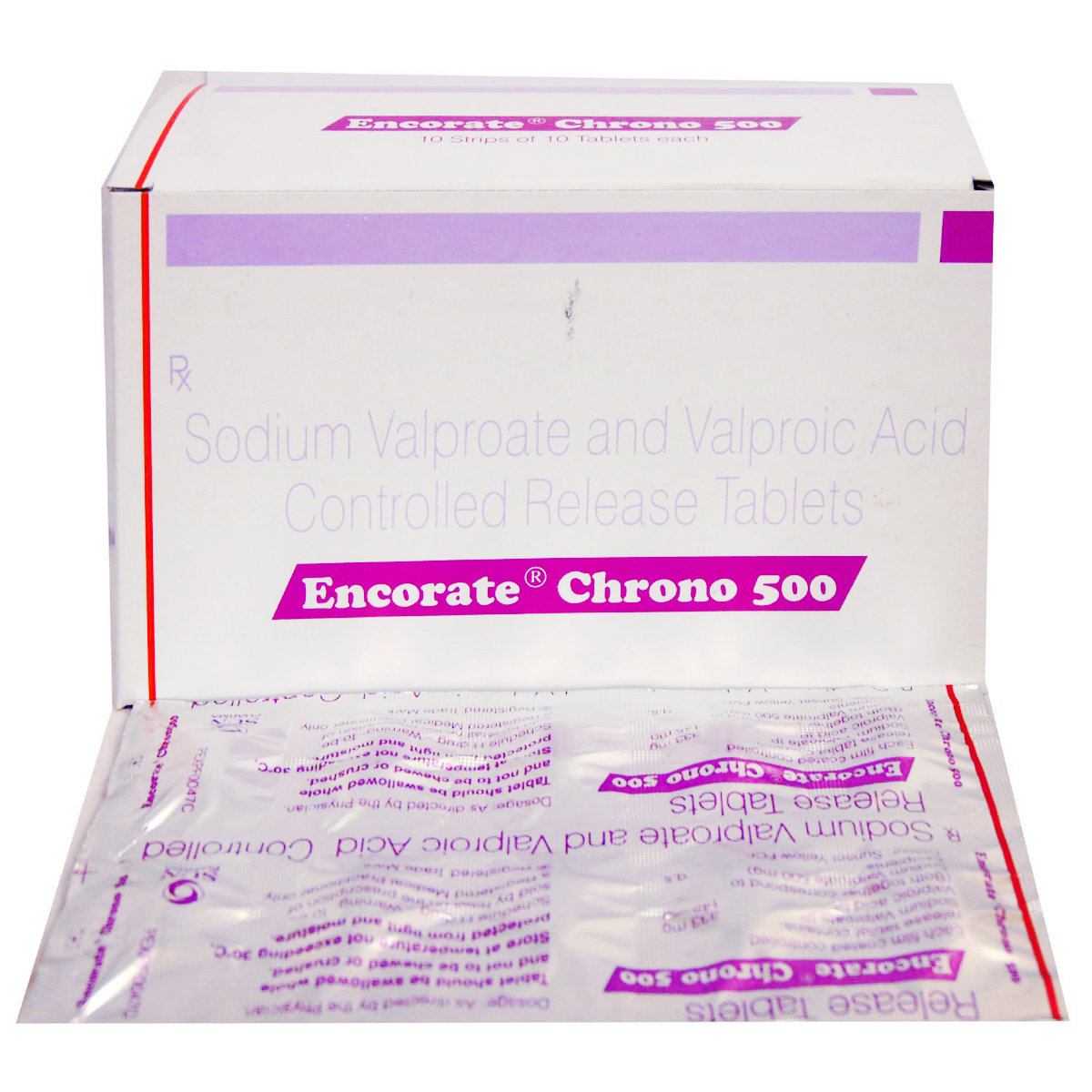 Encorate Chrono 500 Tablet 10's, Pack of 10 TABLETS Encorate Chrono 500 Tablet 10's, Pack of 10 TABLETS