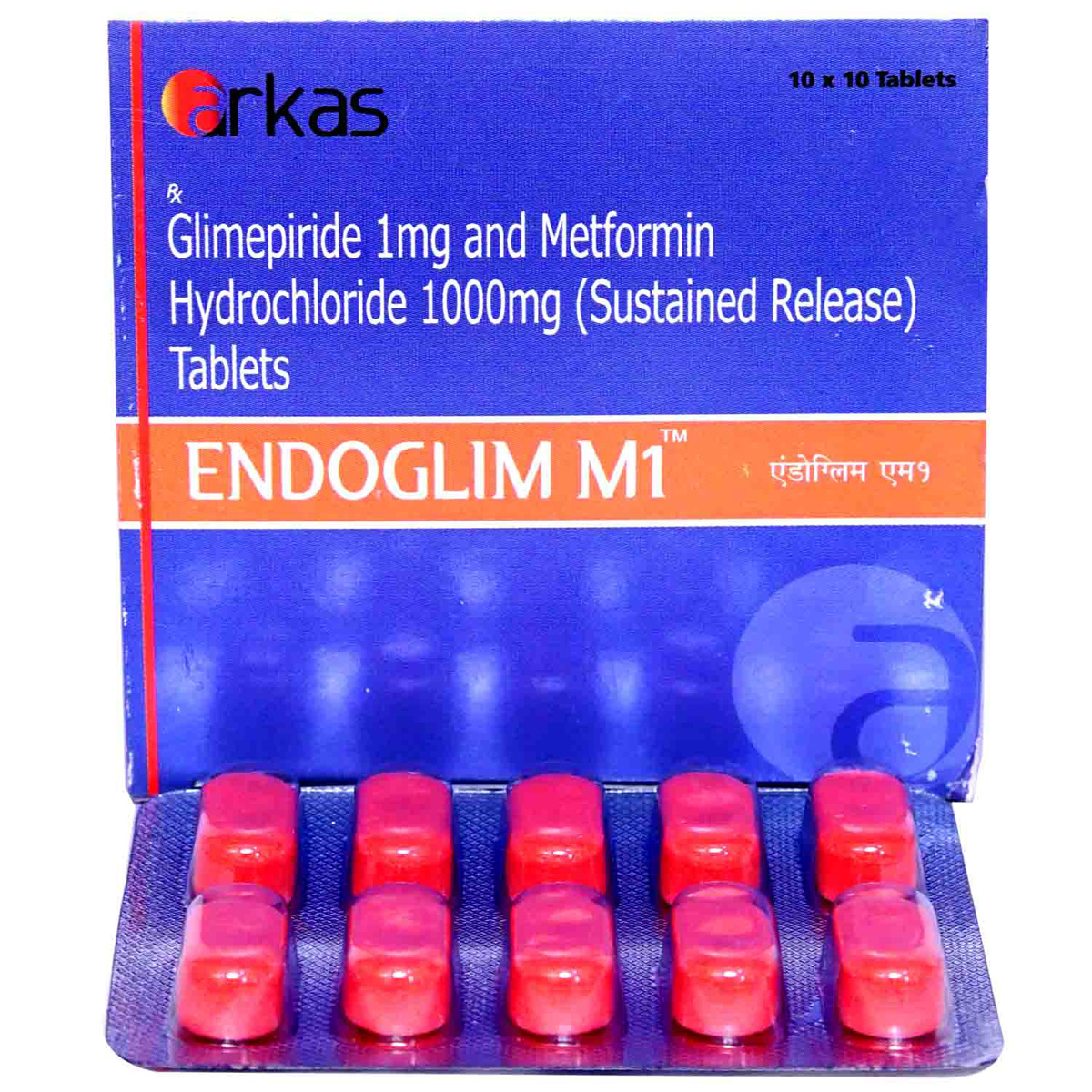 Endoglim M 1 Tablet 10's, Pack of 10 TABLETS Endoglim M 1 Tablet 10's, Pack of 10 TABLETS