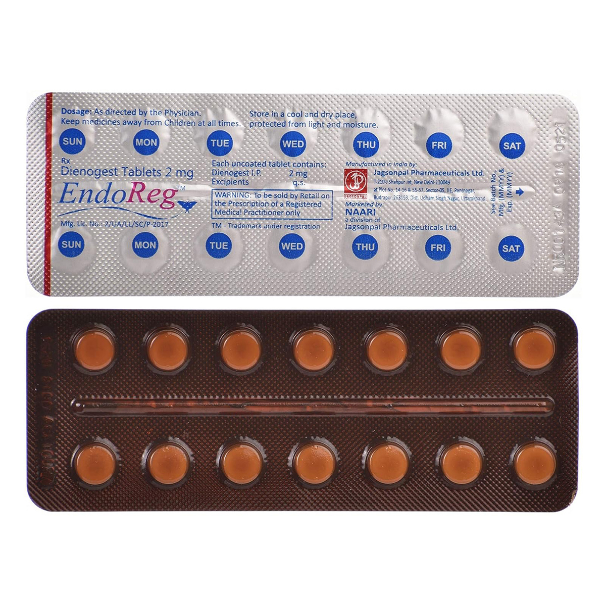 Endoreg Tablet 14's, Pack of 14 TABLETS Endoreg Tablet 14's, Pack of 14 TABLETS