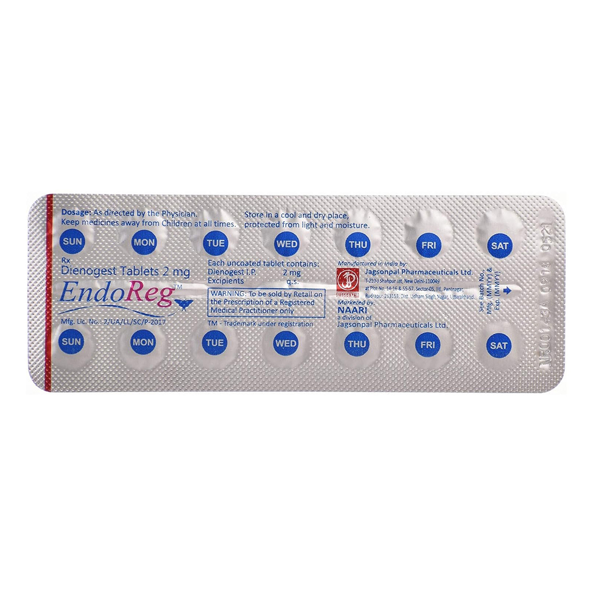 Endoreg Tablet 14's, Pack of 14 TABLETS Endoreg Tablet 14's, Pack of 14 TABLETS