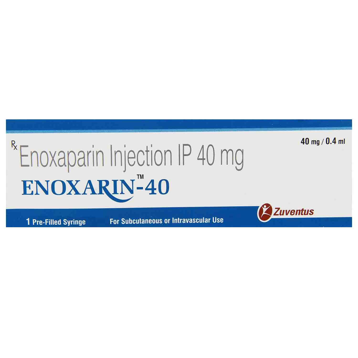 Enoxarin-40 Injection 0.4 ml, Pack of 1 INJECTION Enoxarin-40 Injection 0.4 ml, Pack of 1 INJECTION