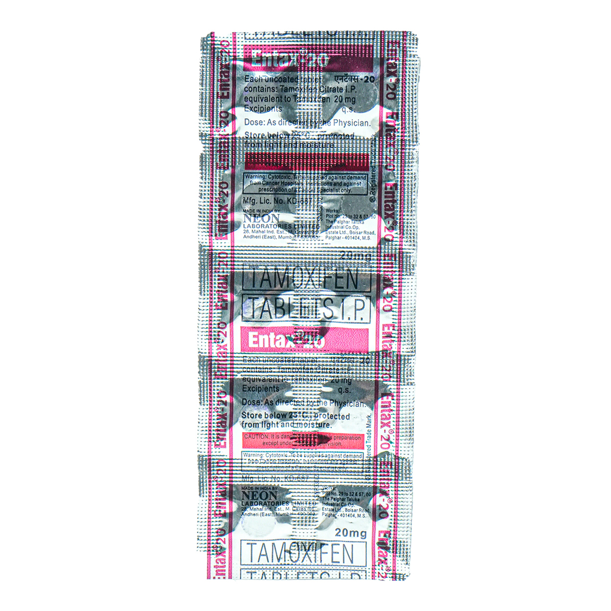 Entax-20 Tablet 10's, Pack of 10 TABLETS Entax-20 Tablet 10's, Pack of 10 TABLETS