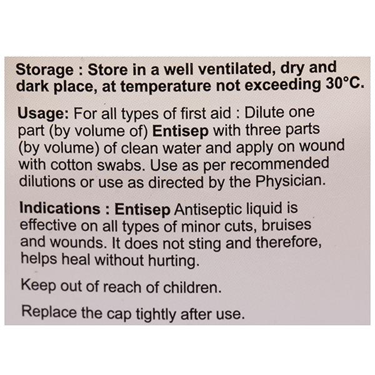 Entisep Antiseptic Liquid, 1000 ml, Pack of 1 Entisep Antiseptic Liquid, 1000 ml, Pack of 1