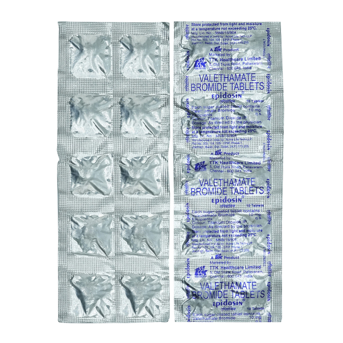 Epidosin Tablet 10's, Pack of 10 TabletS Epidosin Tablet 10's, Pack of 10 TabletS