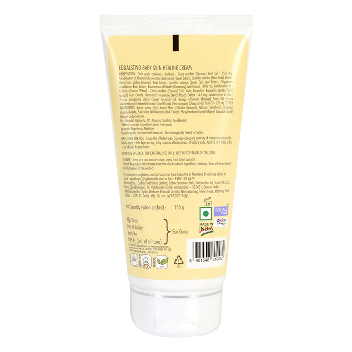 EQUALSTWO Baby Skin Healing Cream, 150 gm, Pack of 1 EQUALSTWO Baby Skin Healing Cream, 150 gm, Pack of 1