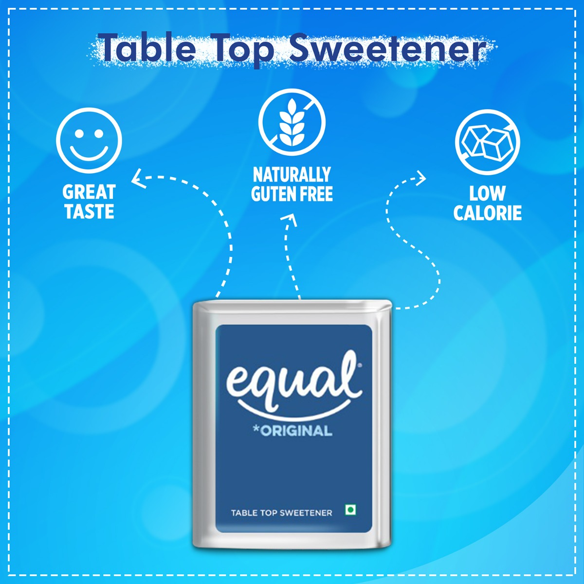 Equal Original Low Calorie Sweetener, 100 Tablets (Free 10 Tablets), Pack of 1 Equal Original Low Calorie Sweetener, 100 Tablets (Free 10 Tablets), Pack of 1