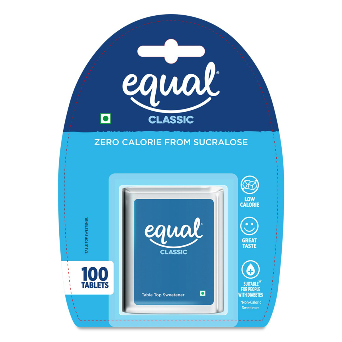 Equal Classic Zero Calorie Sweetener, 100 Tablets, Pack of 1 Equal Classic Zero Calorie Sweetener, 100 Tablets, Pack of 1