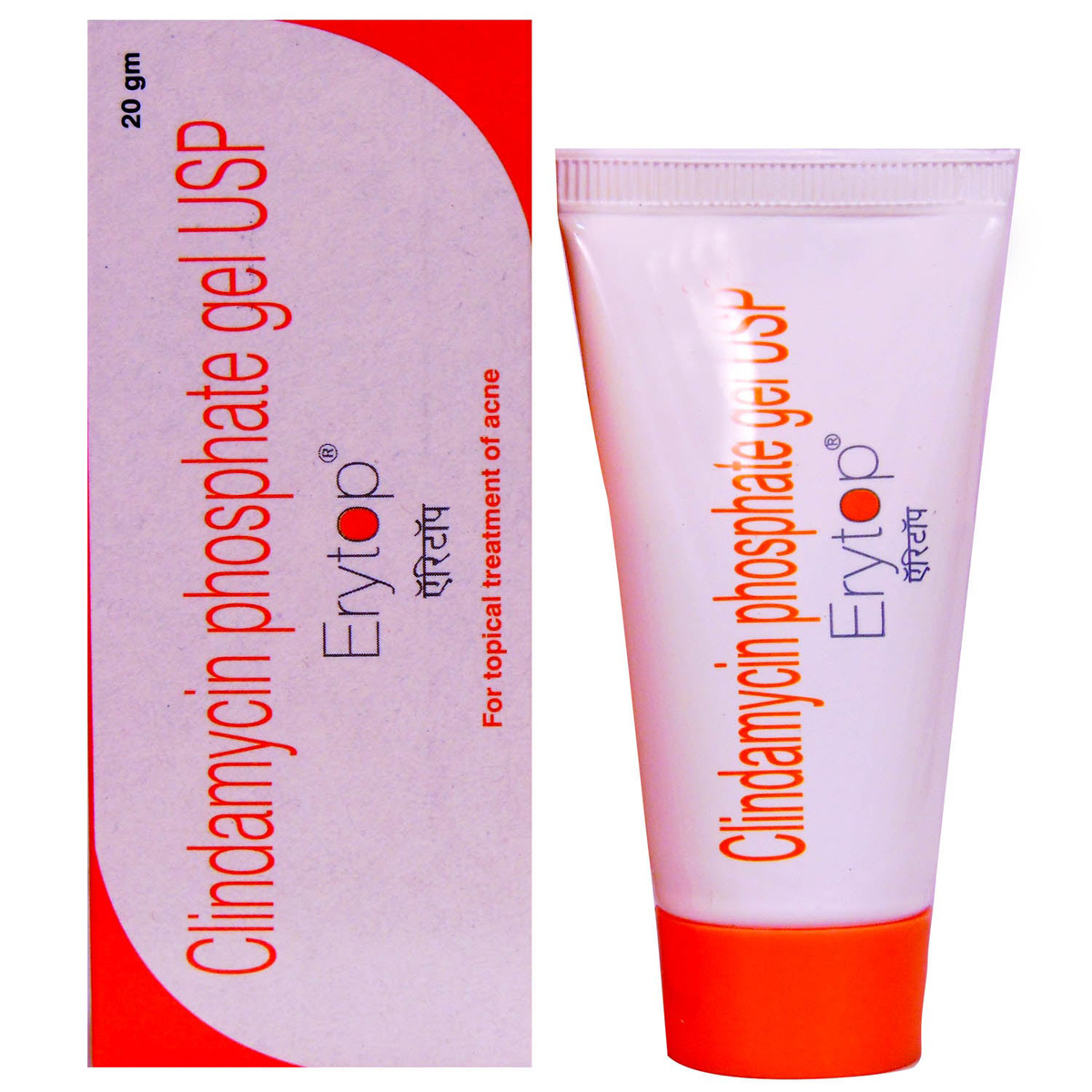 Erytop Gel 20 gm | Clindamycin | For Treatment Of Acne & Pimple, Pack of 1 GEL Erytop Gel 20 gm | Clindamycin | For Treatment Of Acne & Pimple, Pack of 1 GEL