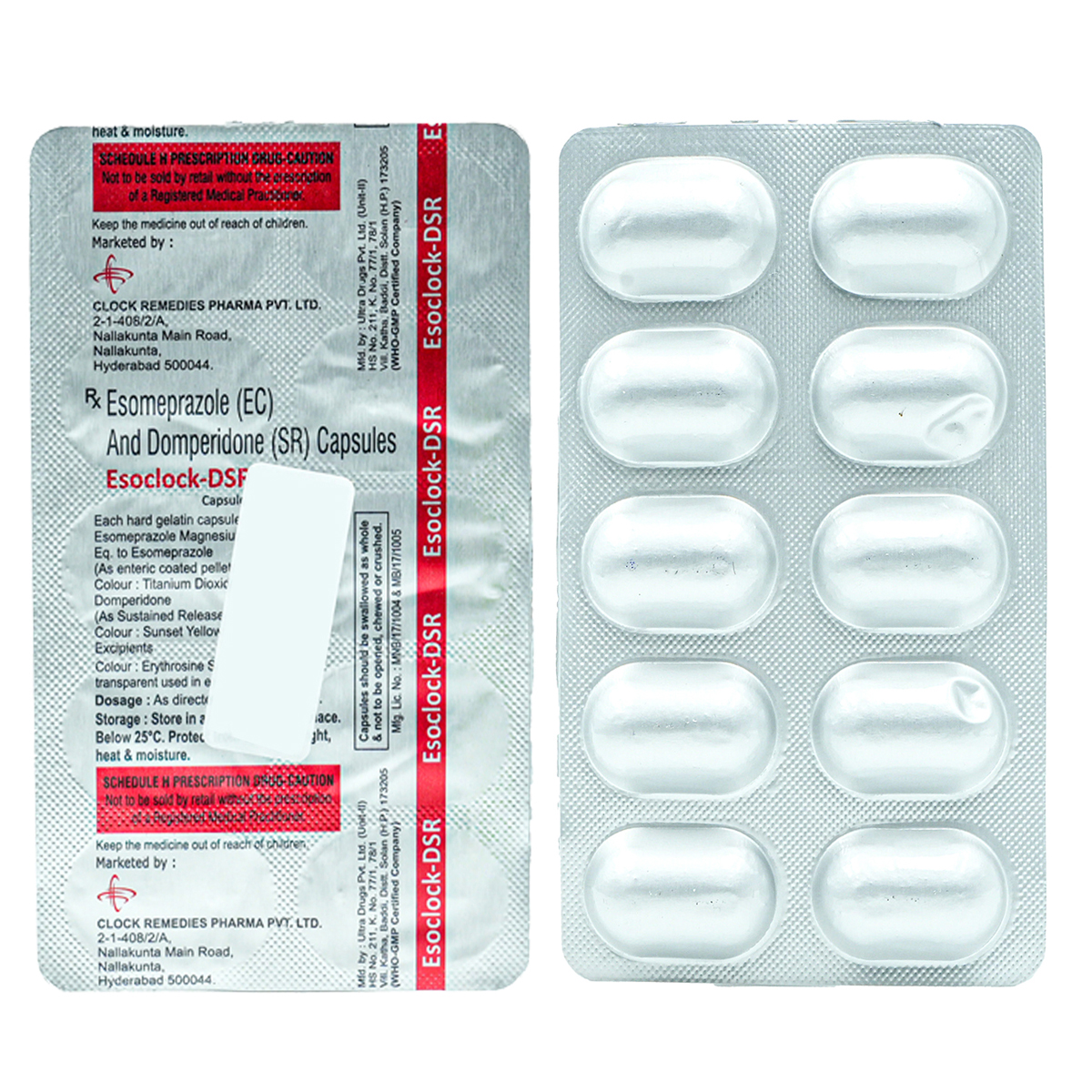 Esoclock-DSR Capsule 10's, Pack of 10 CapsuleS Esoclock-DSR Capsule 10's, Pack of 10 CapsuleS