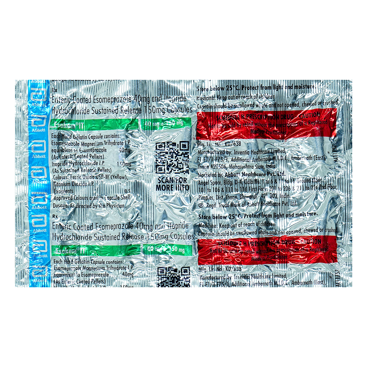 Esokem IT Capsule 10's, Pack of 10 TabletS Esokem IT Capsule 10's, Pack of 10 TabletS