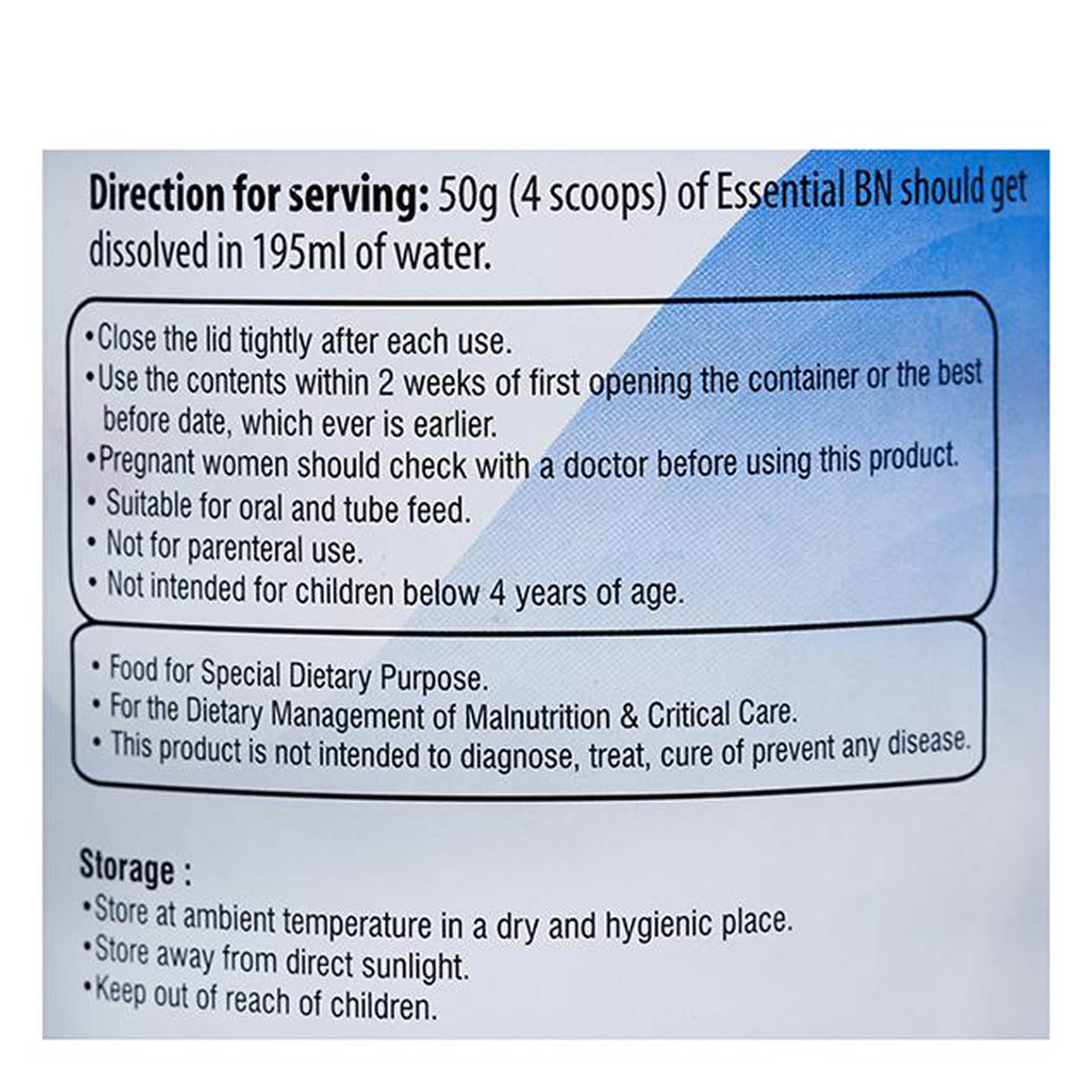 Essential BN Vanilla Flavour Powder, 400 gm Tin, Pack of 1 Essential BN Vanilla Flavour Powder, 400 gm Tin, Pack of 1