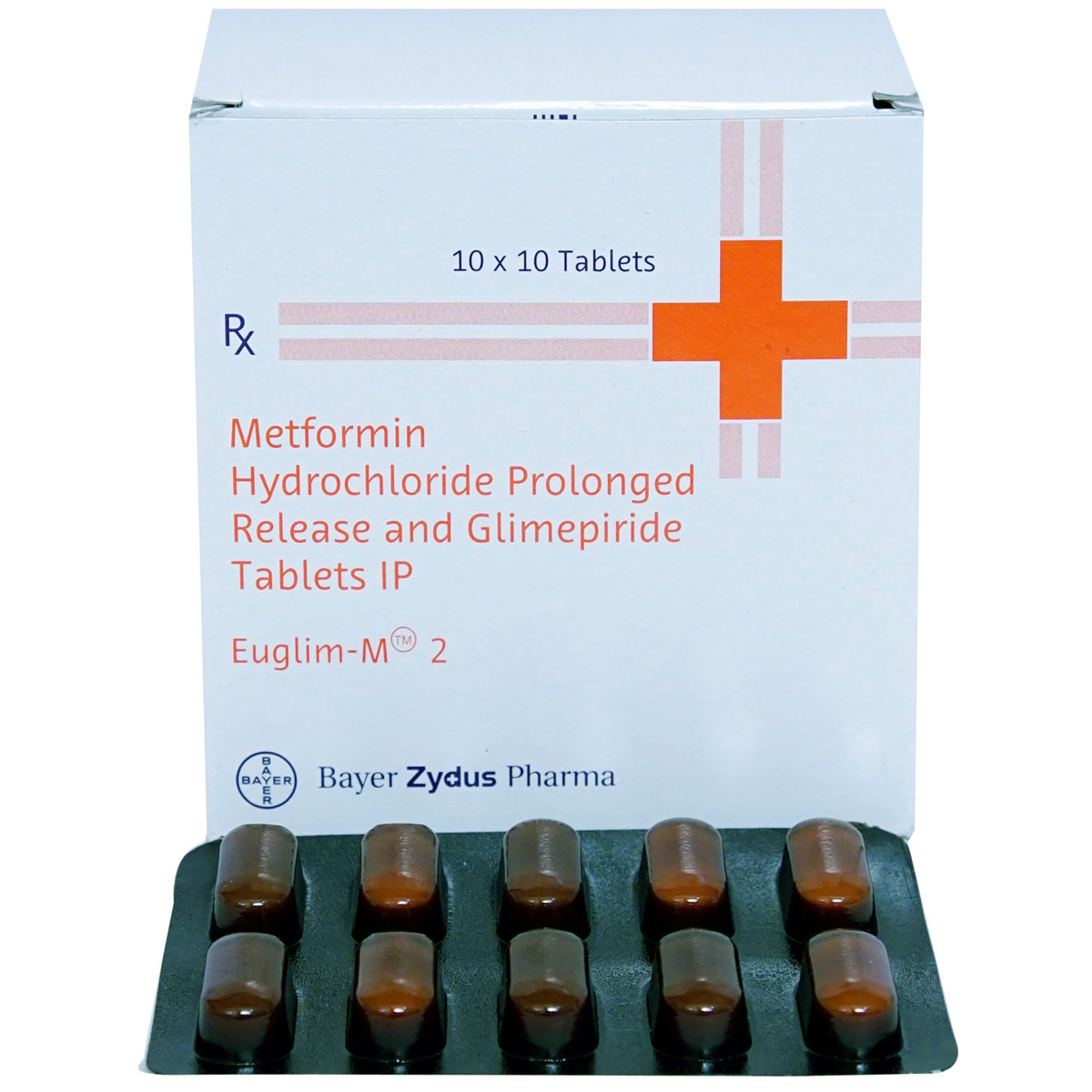 Euglim M 2 Tablet 10's, Pack of 10 TABLETS Euglim M 2 Tablet 10's, Pack of 10 TABLETS