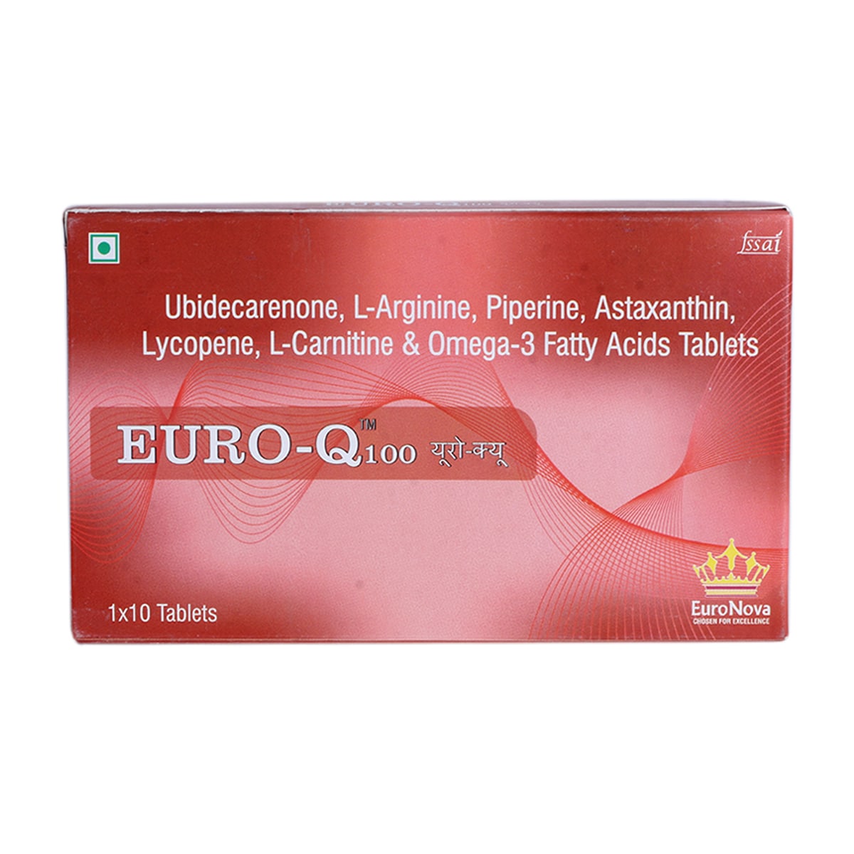 Euro-Q 100 Tablet 10's, Pack of 10 Euro-Q 100 Tablet 10's, Pack of 10