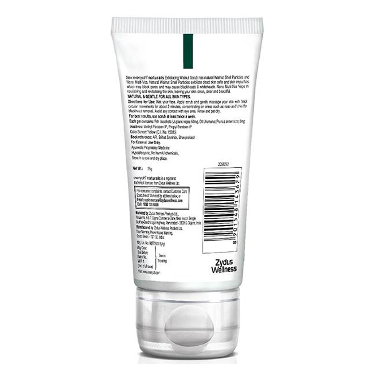 Everyuth Naturals Exfoliating Walnut Scrub 25 gm | For Blackheads & Dead Skin Cells Removal | For All Skin Type, Pack of 1 Everyuth Naturals Exfoliating Walnut Scrub 25 gm | For Blackheads & Dead Skin Cells Removal | For All Skin Type, Pack of 1