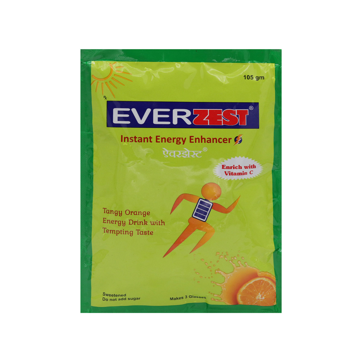 Buy Everzest Tangy Orange Flav Sachet 105gm Online