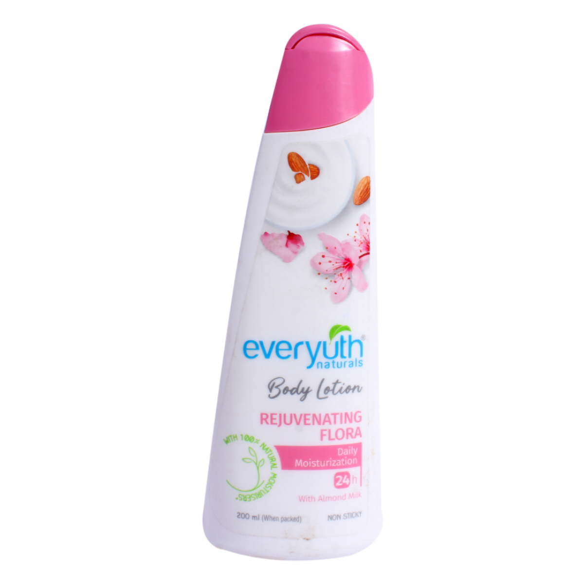 Everyuth Rejuvenating Flora Body Lotion 200 ml | Almond Milk | 24Hr Daily Moisturiztaion, Pack of 1 Everyuth Rejuvenating Flora Body Lotion 200 ml | Almond Milk | 24Hr Daily Moisturiztaion, Pack of 1