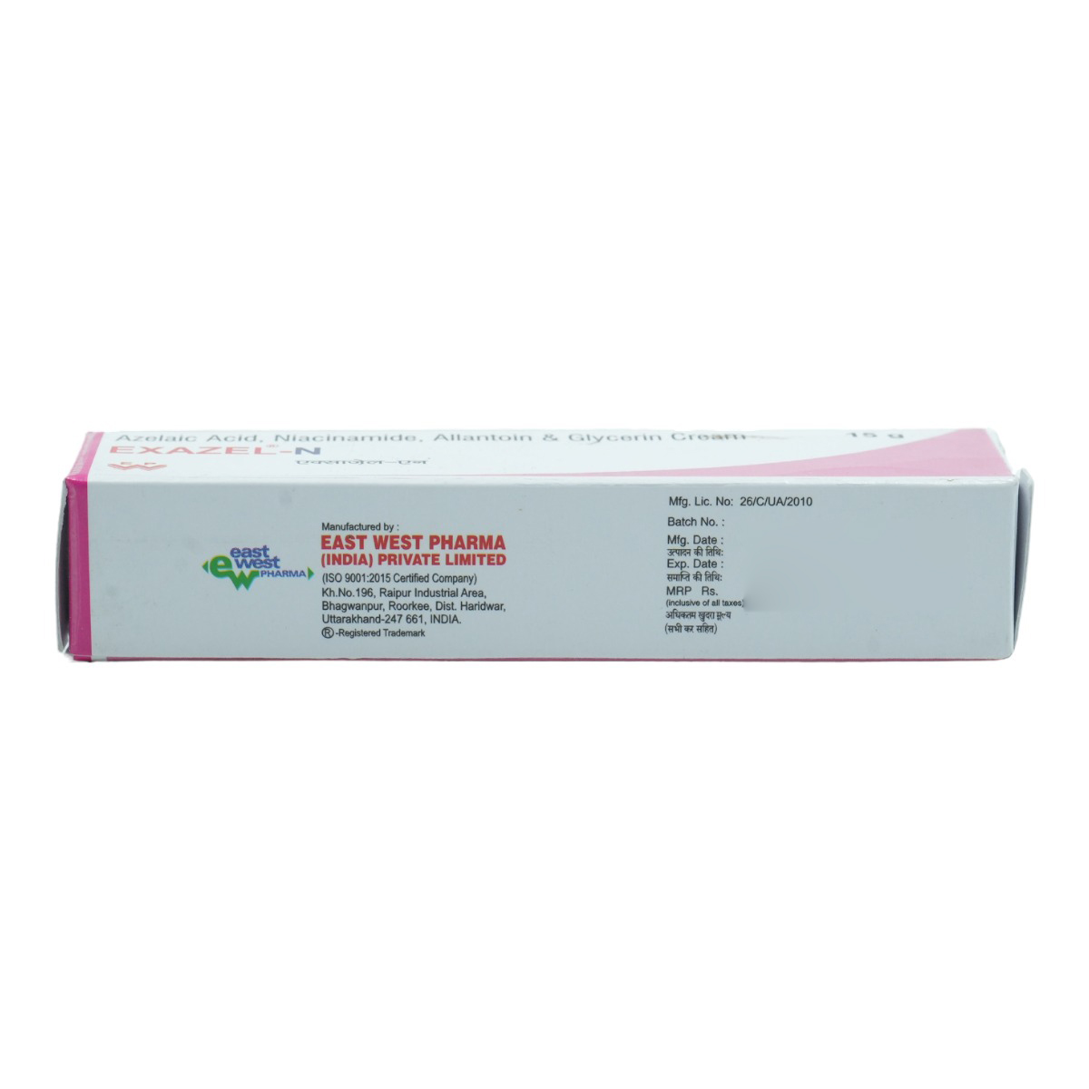 Exazel-N Cream 15 gm, Pack of 1 Exazel-N Cream 15 gm, Pack of 1