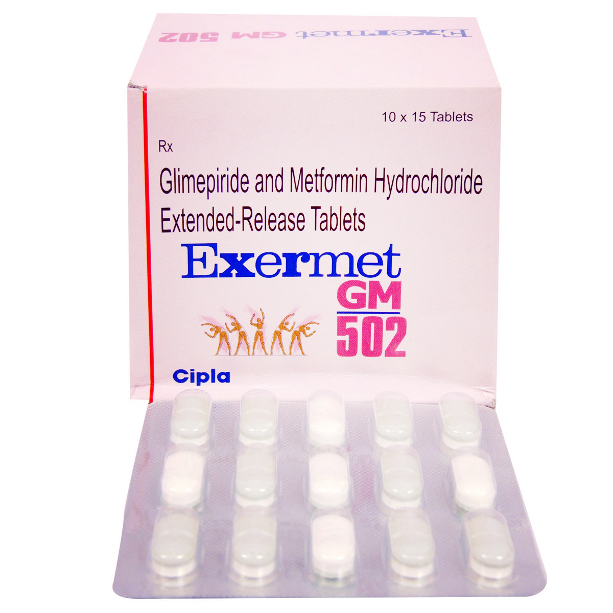 Exermet GM 502 Tablet 15's, Pack of 15 TABLETS Exermet GM 502 Tablet 15's, Pack of 15 TABLETS