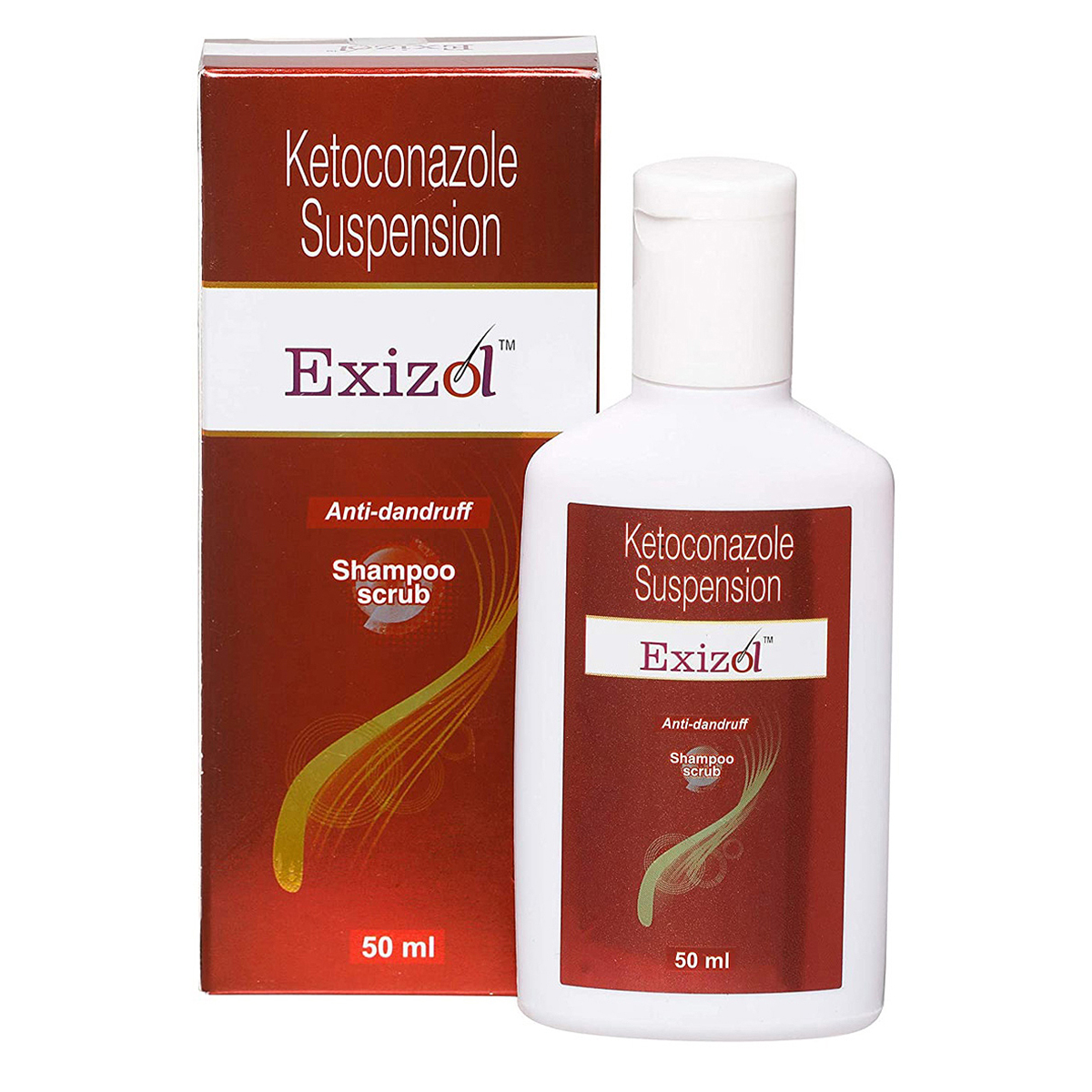 Exizol Anti-dandruff Shampoo Scrub, 50 ml, Pack of 1 SHAMPOO Exizol Anti-dandruff Shampoo Scrub, 50 ml, Pack of 1 SHAMPOO