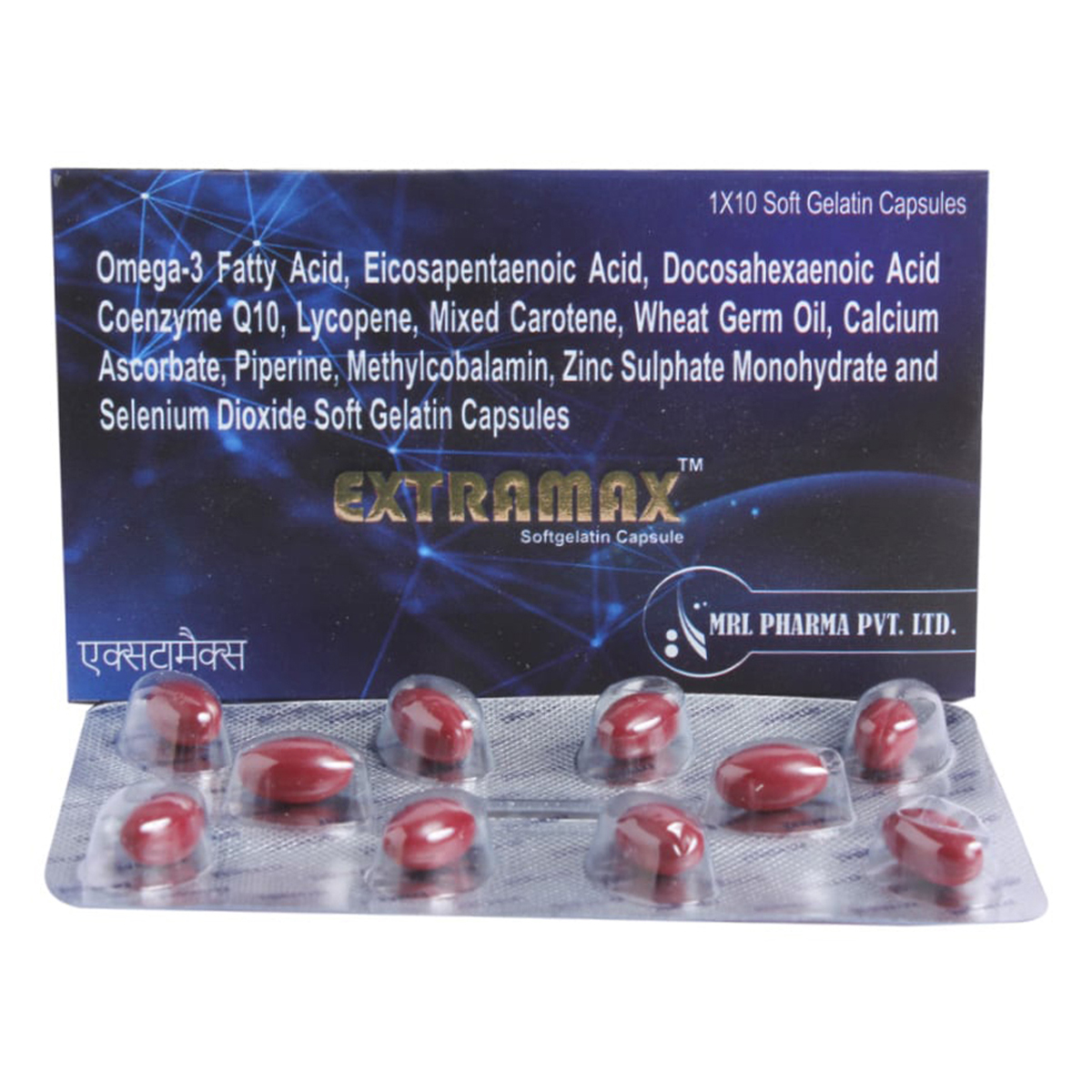 Extramax Softgel Capsule 10's