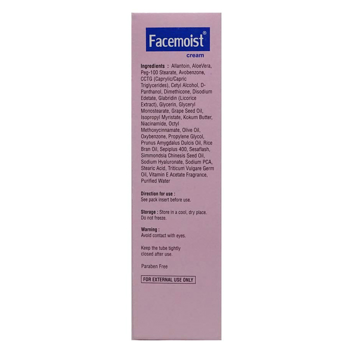 Facemoist Cream 50 gm, Pack of 1 Facemoist Cream 50 gm, Pack of 1