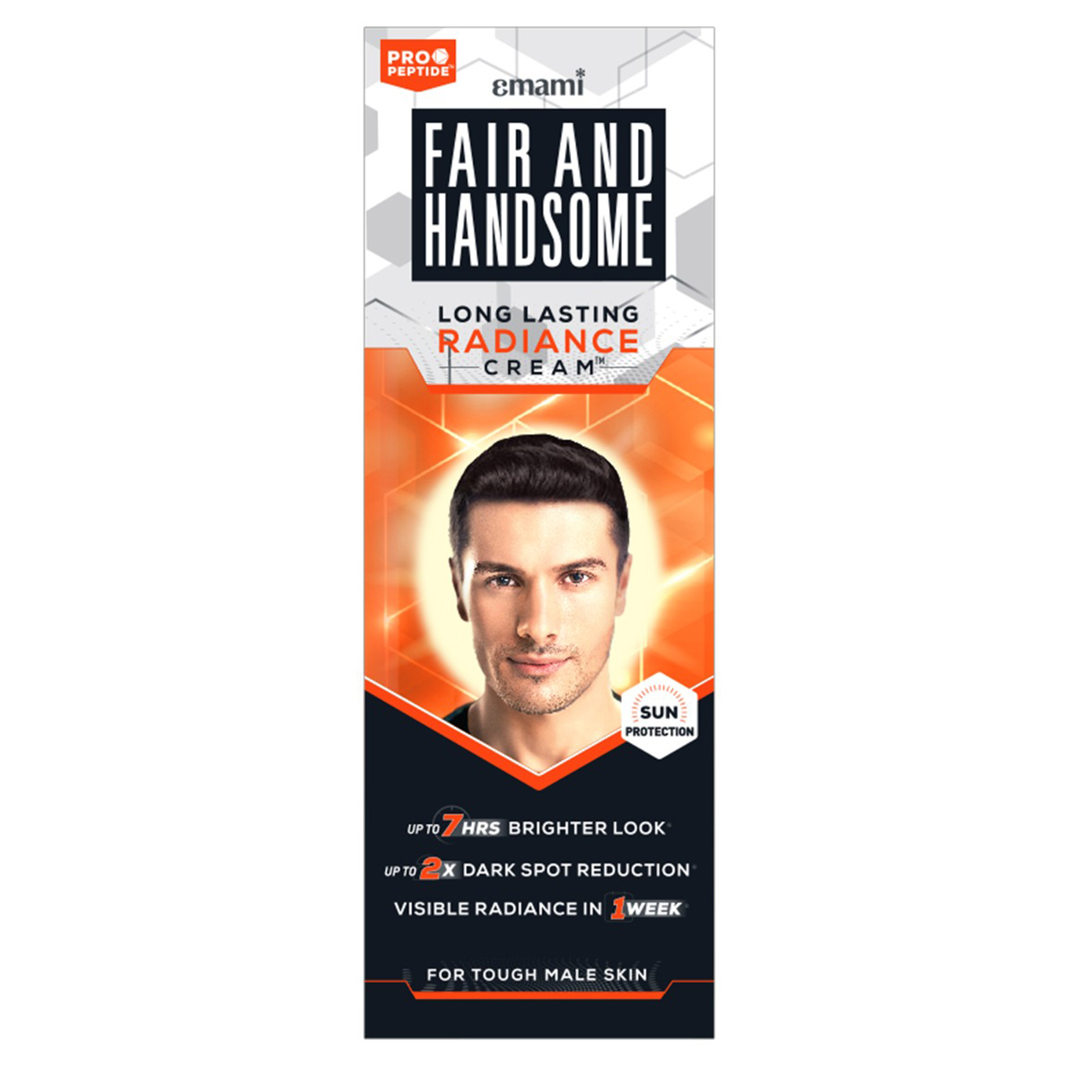 Fair and Handsome Long Lasting Radiance Cream 30 gm | Sun Protection | Brighter Look Upto 7Hrs | 2X Dark Spot Reduction | Give Radiant Skin In 1 Week | For Men | For Tough Male Skin, Pack of 1 Fair and Handsome Long Lasting Radiance Cream 30 gm | Sun Protection | Brighter Look Upto 7Hrs | 2X Dark Spot Reduction | Give Radiant Skin In 1 Week | For Men | For Tough Male Skin, Pack of 1