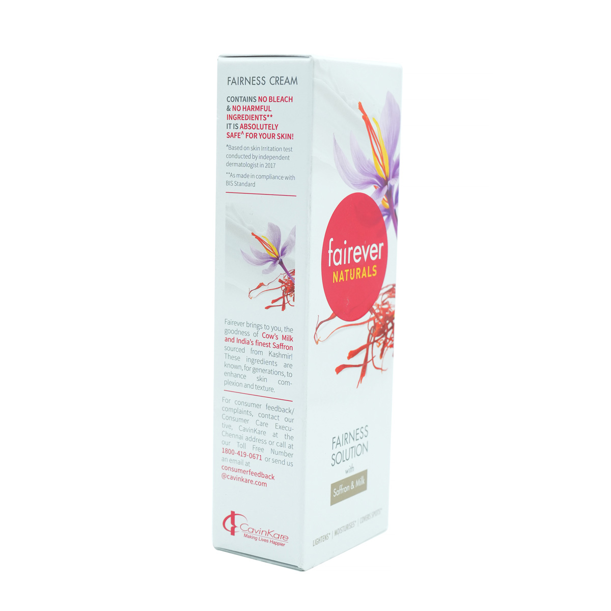 Fairever Naturals Fairness Solution Cream 80 gm | With Saffron & Milk | Lightens Skin Tone | Gives Moisturised, Soft & Smooth Skin, Pack of 1 Fairever Naturals Fairness Solution Cream 80 gm | With Saffron & Milk | Lightens Skin Tone | Gives Moisturised, Soft & Smooth Skin, Pack of 1