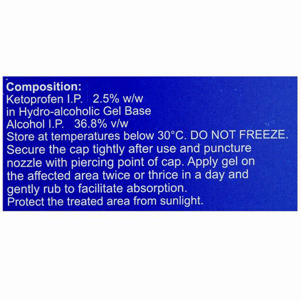 Fastum Gel 30 gm, Pack of 1 GEL Fastum Gel 30 gm, Pack of 1 GEL