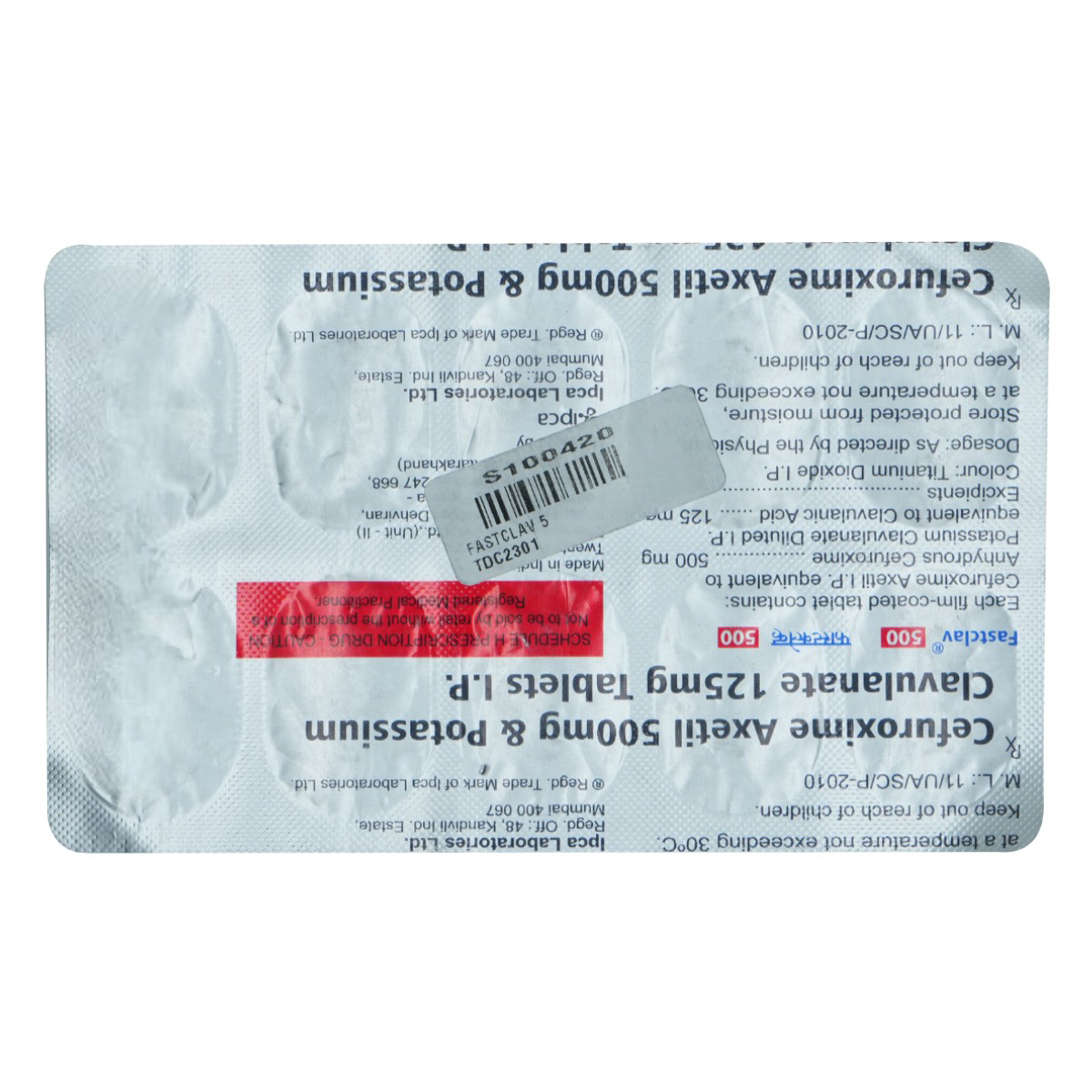 Fastclav 500 Tablet 10's, Pack of 10 TabletS Fastclav 500 Tablet 10's, Pack of 10 TabletS