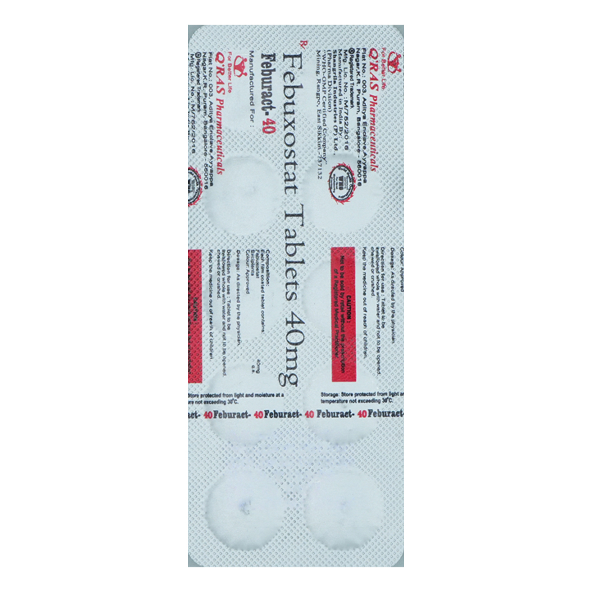 Feburact-40 Tablet 10's, Pack of 10 TabletS Feburact-40 Tablet 10's, Pack of 10 TabletS