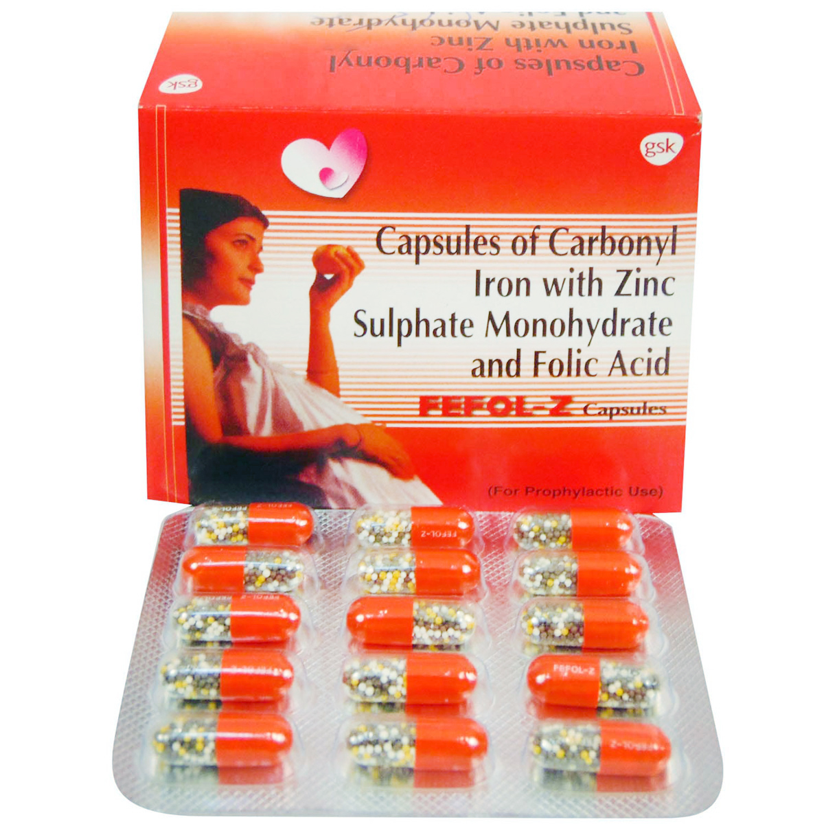 Buy Fefol-Z Capsule 15's Online