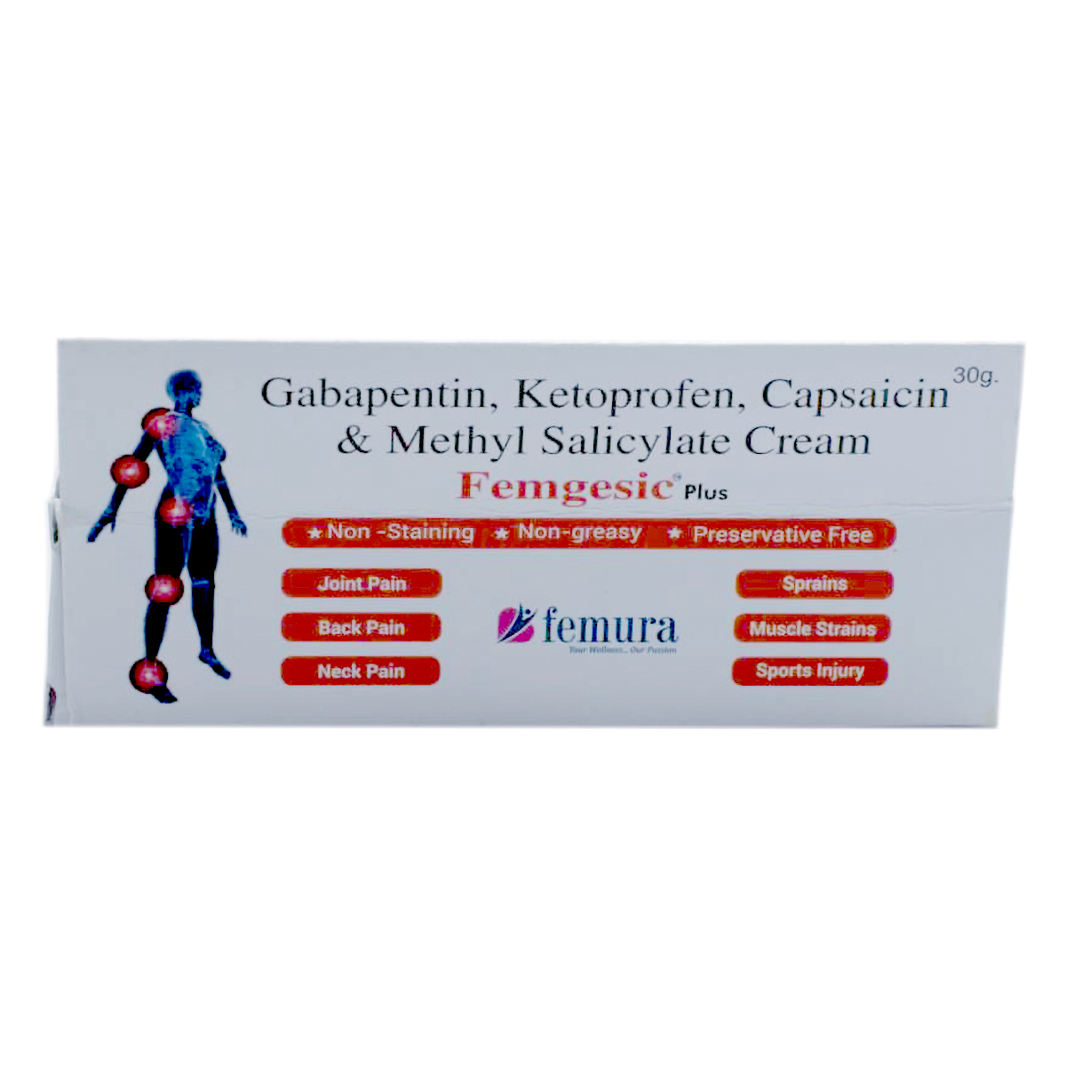 Femgesic Plus 30Gm Cream, Pack of 1 CREAM Femgesic Plus 30Gm Cream, Pack of 1 CREAM