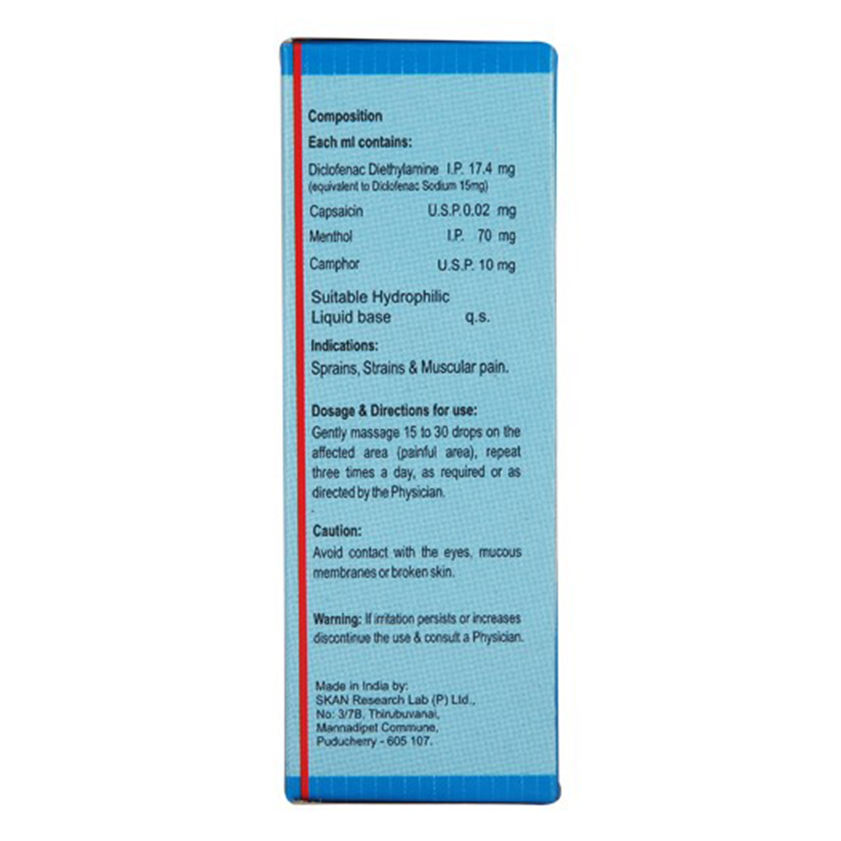 Fenlong Liniment 30 ml, Pack of 1 Liquid Fenlong Liniment 30 ml, Pack of 1 Liquid