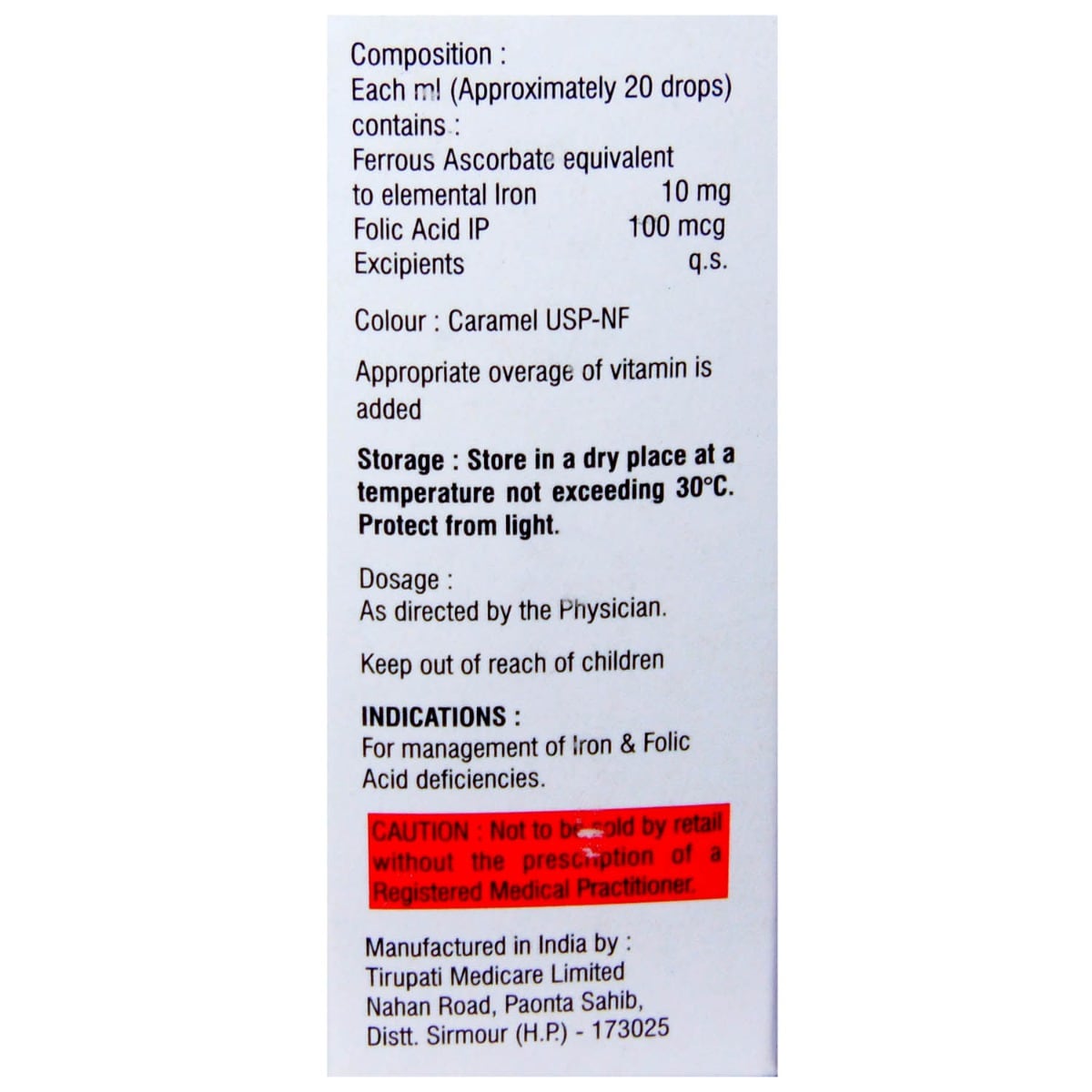 Ferikind Drop 15 ml, Pack of 1 ORAL DROPS Ferikind Drop 15 ml, Pack of 1 ORAL DROPS