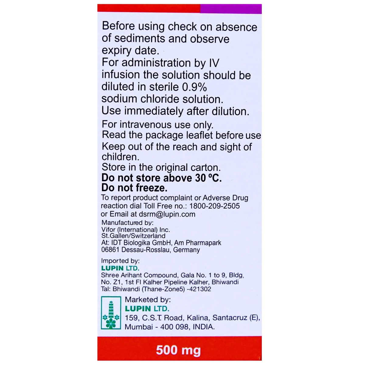 Ferinject Solution for Injection 10 ml, Pack of 1 Injection Ferinject Solution for Injection 10 ml, Pack of 1 Injection