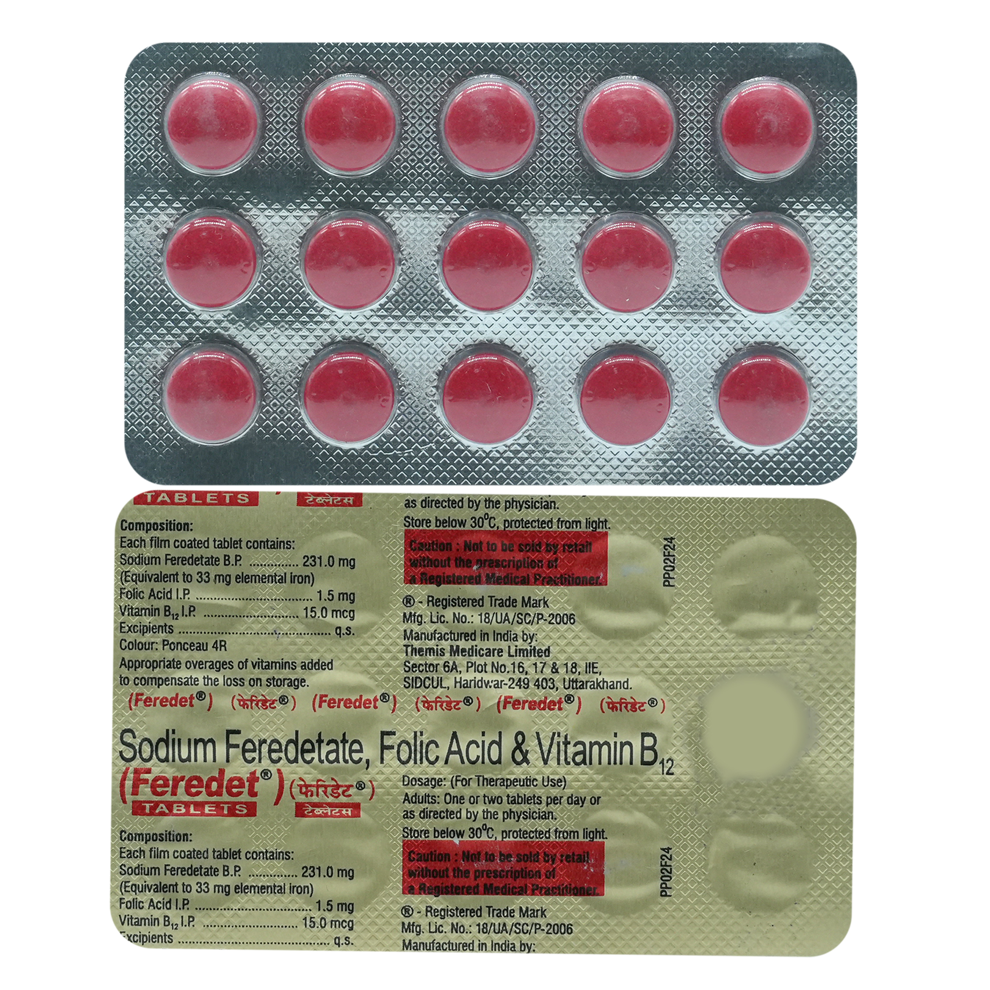 Buy Feredet Tablet 15's Online