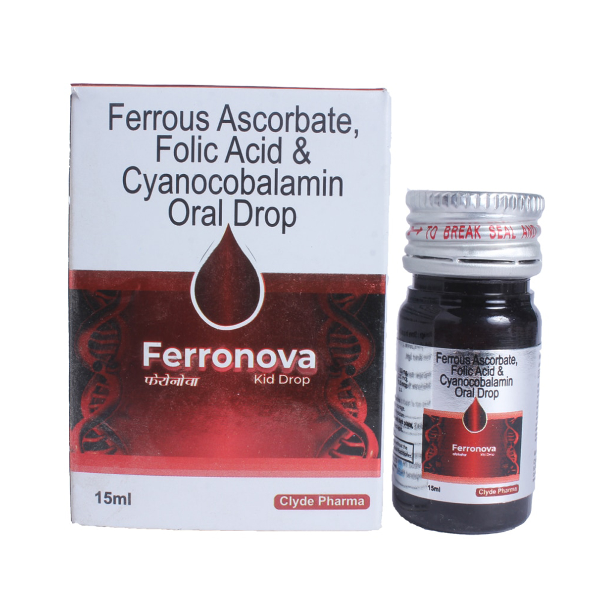 Ferronova Kid Drops 15 ml, Pack of 1 ORAL DROPS Ferronova Kid Drops 15 ml, Pack of 1 ORAL DROPS