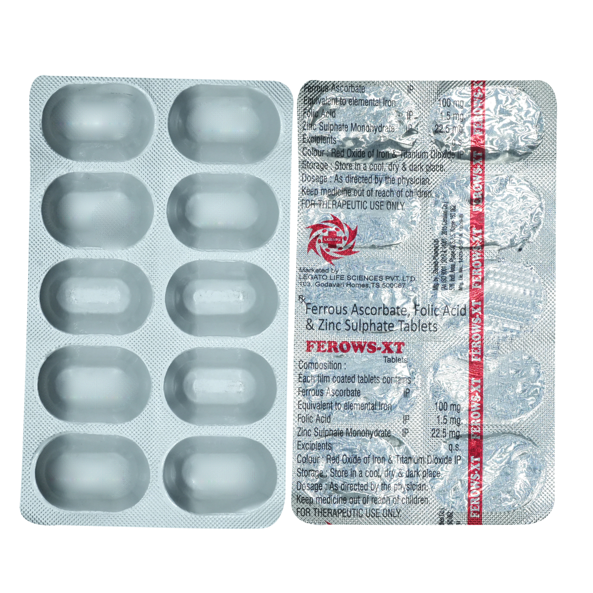 Ferows-XT Tablet 10's, Pack of 10 TabletS Ferows-XT Tablet 10's, Pack of 10 TabletS