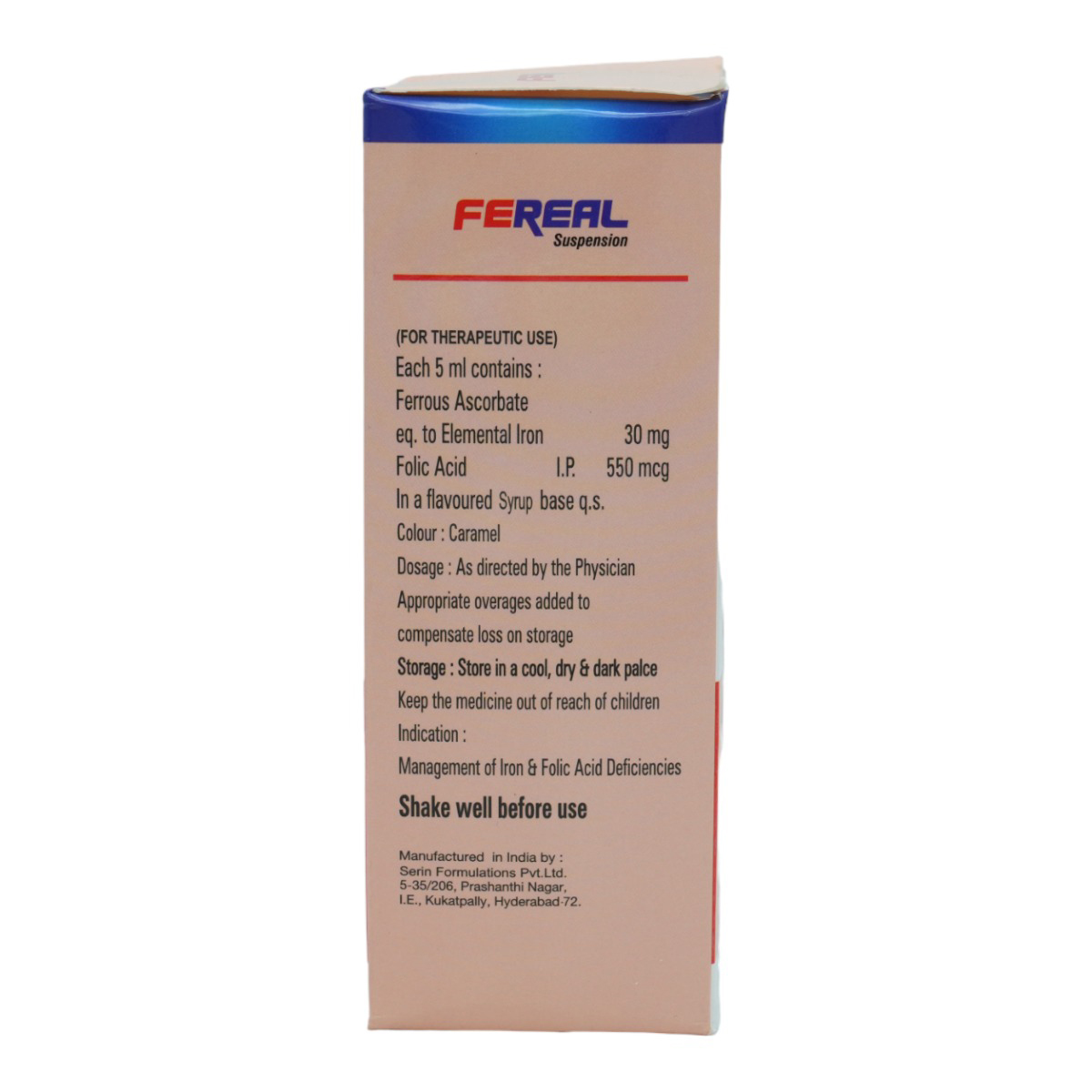 Fereal Suspension 200 ml, Pack of 1 Suspension Fereal Suspension 200 ml, Pack of 1 Suspension