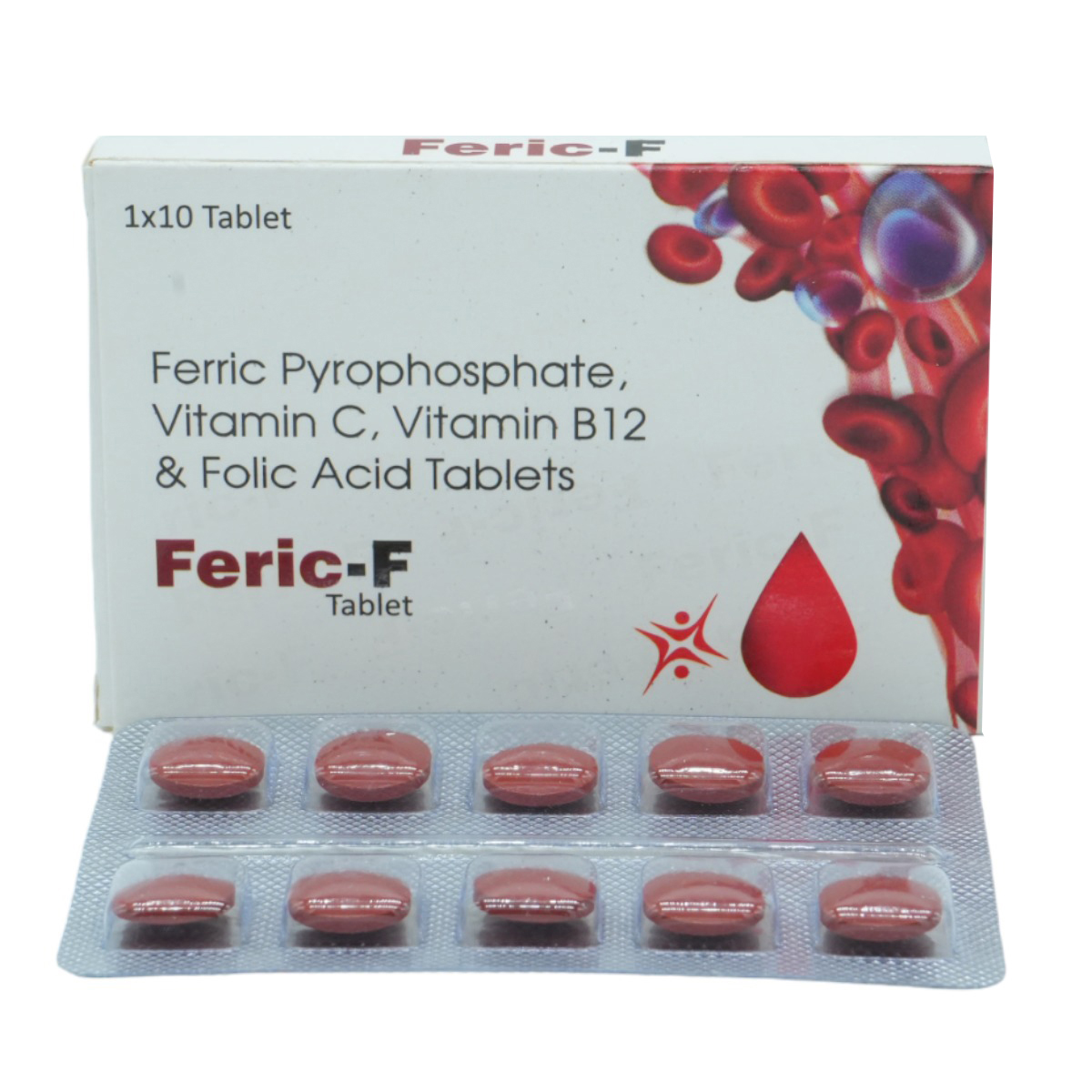 Feric-F Tablet 10's, Pack of 10 TabletS Feric-F Tablet 10's, Pack of 10 TabletS