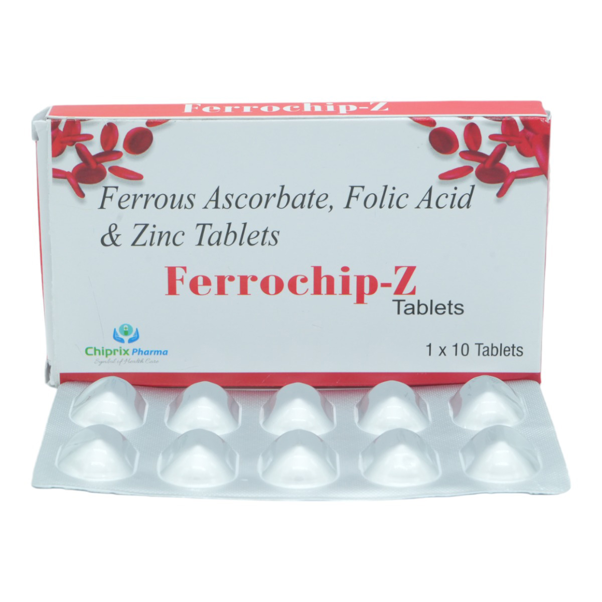Ferrochip-Z Tablet 10's, Pack of 10 TabletS Ferrochip-Z Tablet 10's, Pack of 10 TabletS