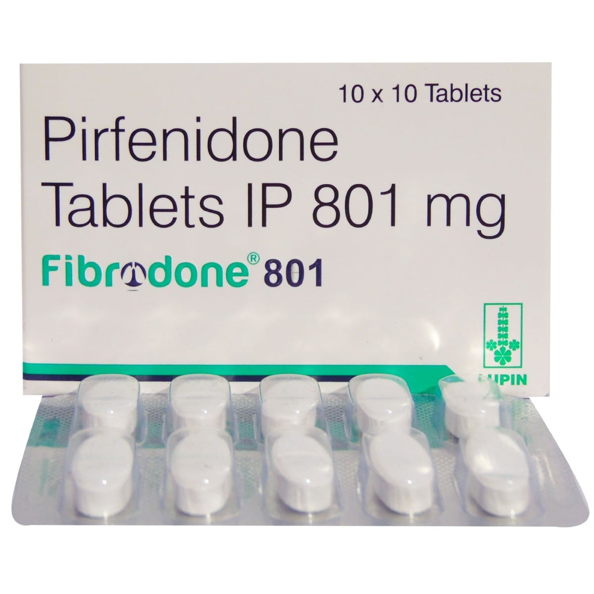Fibrodone 801 Tablet 10's, Pack of 10 TabletS Fibrodone 801 Tablet 10's, Pack of 10 TabletS