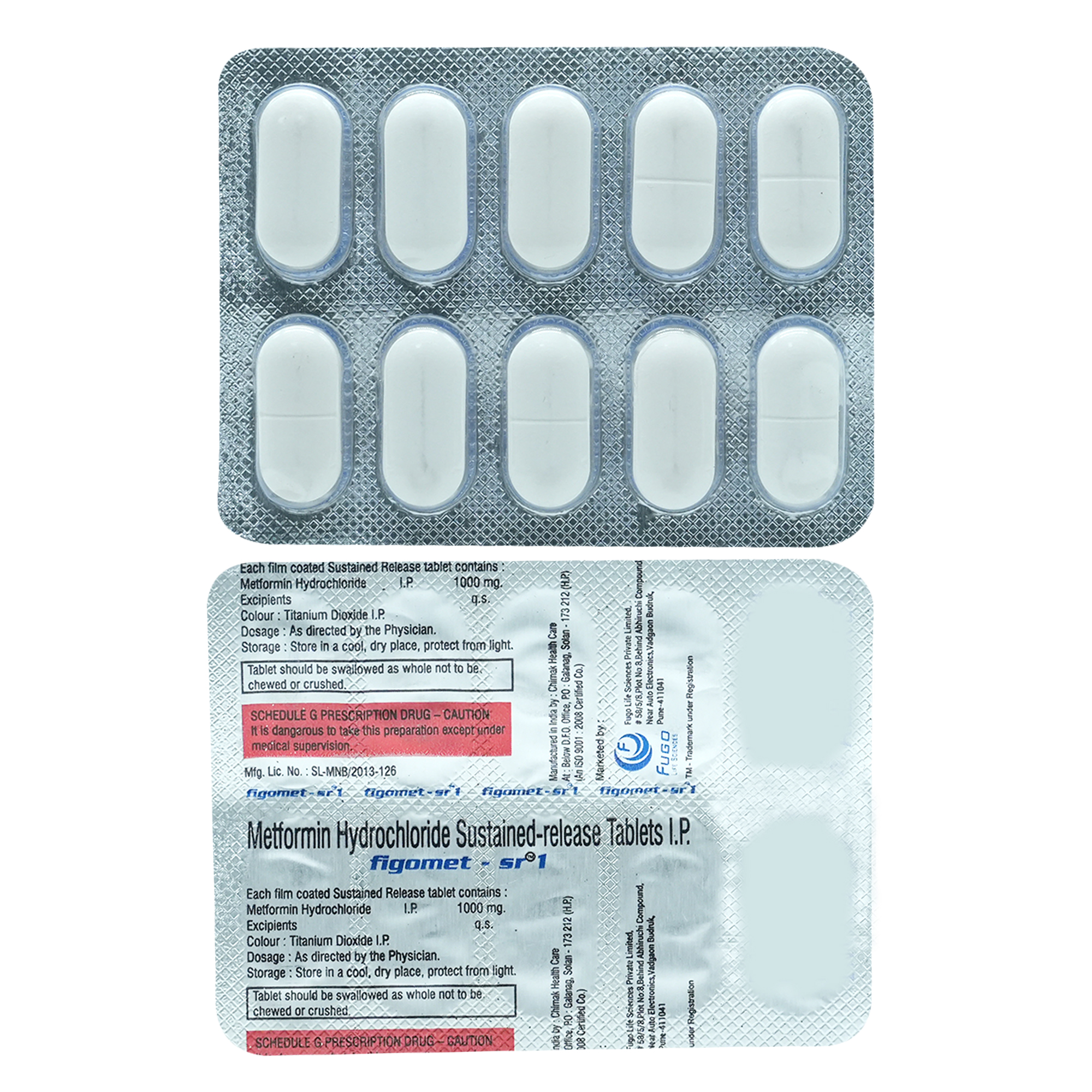Figomet-SR 1 Tablet 10's, Pack of 10 TABLETS Figomet-SR 1 Tablet 10's, Pack of 10 TABLETS